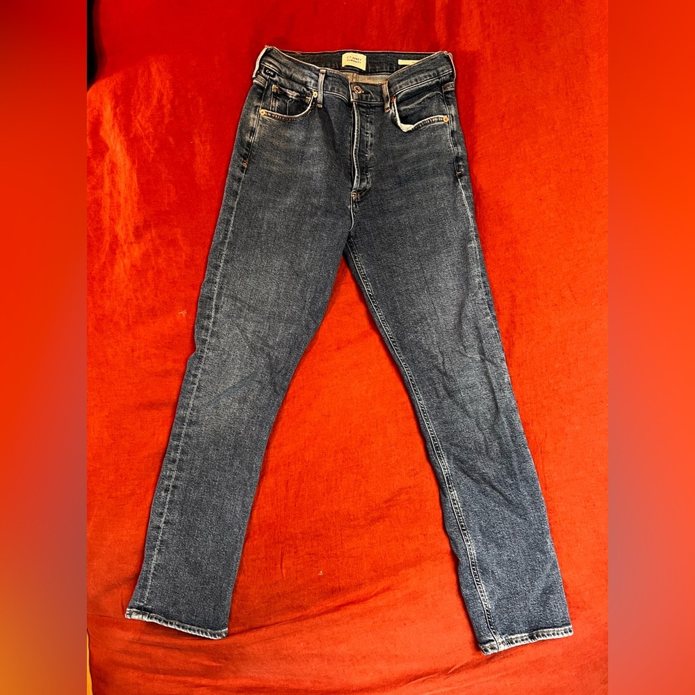 Citizens Of Humanity Dark Denim Straight Jeans